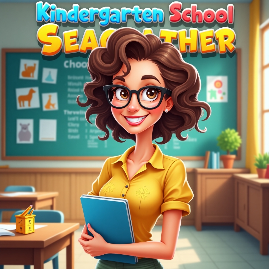 Kindergarten School Teacher