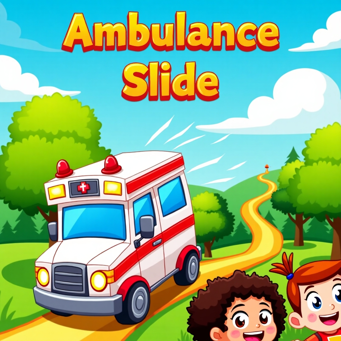Cartoon Ambulance Slide